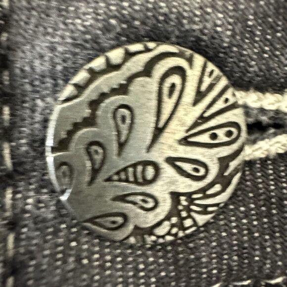 PrAna Women's Standard Kara Skinny Jean Denim Solid Black Wash  Low Rise- Size 6 - Picture 4 of 4